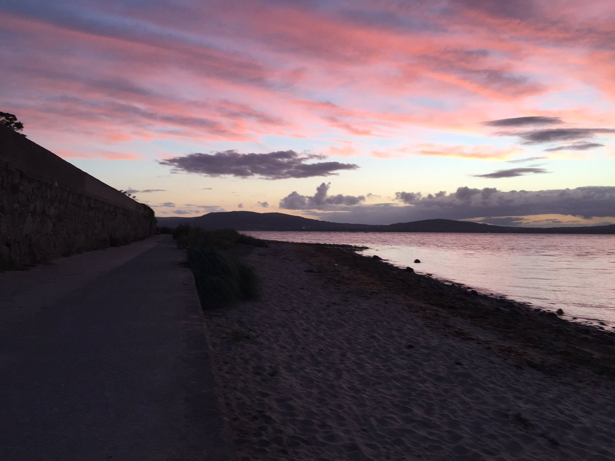 Really enjoying a shoreline dog walk this evening - it all counts and the pink sky just makes me smile! #WeActiveChallenge #AHPsActive
