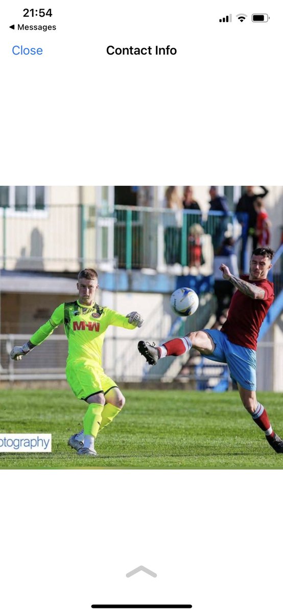 FShrivenham's tweet photo. 🖊 DEVS GET HORNY🖊

Goalkeeper Ash Horne signs.

The one we wanted! We set our sights on Ash a long time ago and we are delighted to get him to SN6.

Fantastic GK who’s confident, vocal, commanding and a great shot stopper.

This lad will go far.

WELCOME ASH!

@ShrivenhamFC https://t.co/LBGLRCjQT1