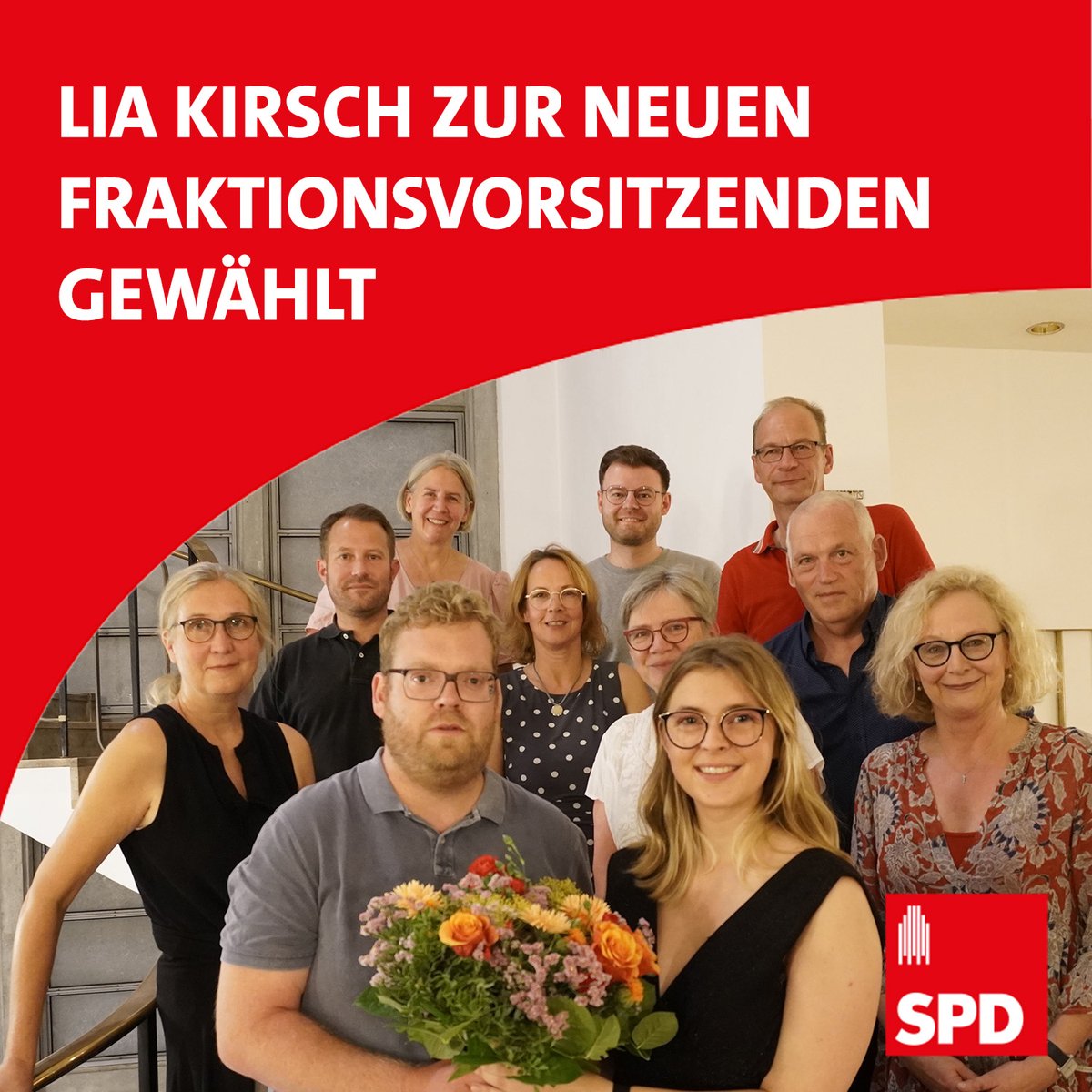 Am Mittwochabend wurde <a href="/kirschkernin/">Lia</a>, bisherige stellvertretende Fraktionsvorsitzende und wohnungs-, wirtschafts- und finanzpolitische Sprecherin der SPD- #ratms-Fraktion, ohne Gegenstimme zur neuen Fraktionsvorsitzenden gewählt.