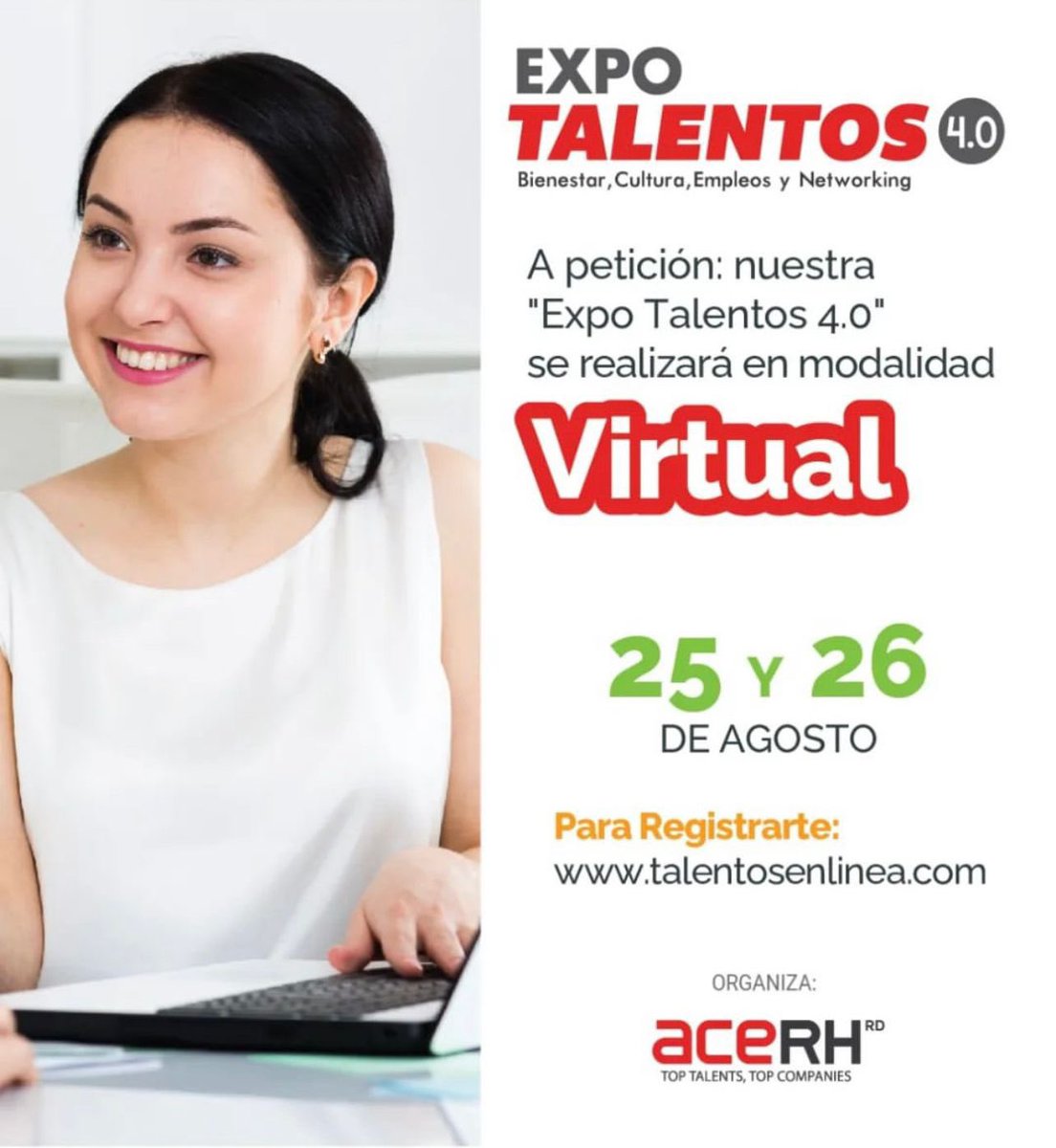 SoyMenor0's tweet photo. ¡Esto es mañana!

@acerhrd Expo-Talentos.

Aquí podrán ver las vacantes que tenemos disponibles y postularse.

Regístrate en https://t.co/2iCFkm7OhH https://t.co/492VEjQQz9
