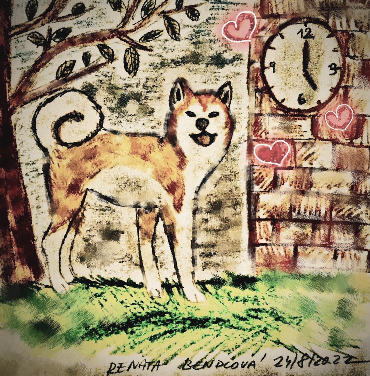 BENDLOVARENATA's tweet photo. inspired by the movie Hachiko (2009)
🐾🐾
Hachiko (10. 11. 1923-8.3. 1935)
#Hachiko #dog #akitainu #waiting #love 💞
❤️love forever https://t.co/KjHy9VHGMM