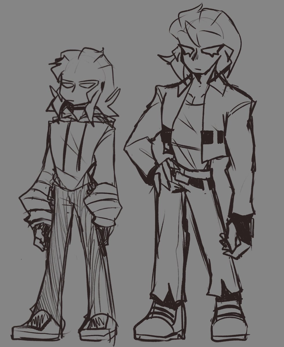 Unoriginalryne's tweet photo. trying to draw them a lil different #fnfentity #agoti #aldryx https://t.co/O2VP4NyIue