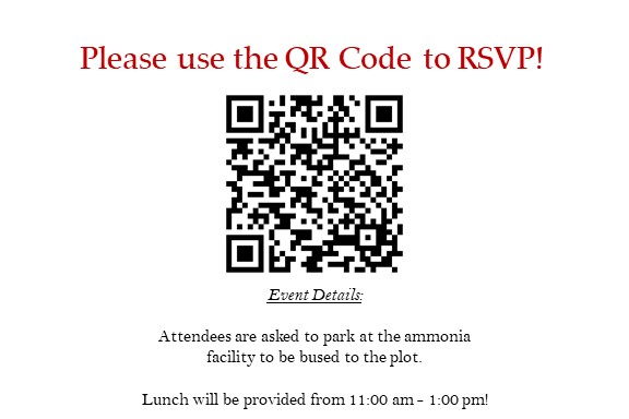 WabashValleyFS's tweet photo. Wabash Valley Service Company would like to invite you to our Showcase Plot Tour that is scheduled for a week from today! Stop by to take a quick tour of the plot and enjoy lunch!
 
Be sure to RSVP using the QR code provided or the following link: https://t.co/yjdNufu3GC https://t.co/PIa8oP8W4w