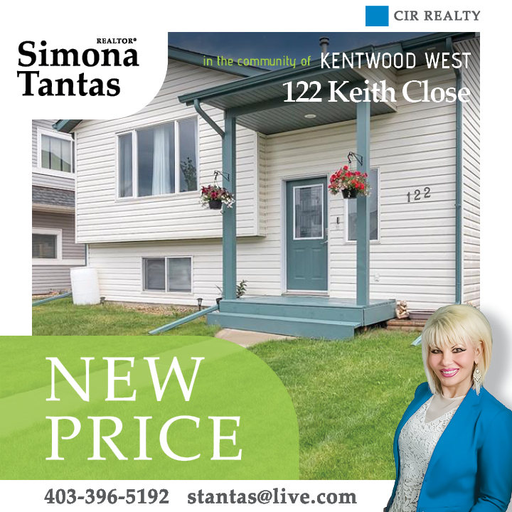 SimonaTantas's tweet photo. NEW PRICE! 
#122 KEITH CLOSE, RED DEER, AB! 🏡
MLS #A1240952
Recently reduced to ONLY $319900! Perfect for a young family, please check it out! 
#realtor #realestate #reddeerhomesforsale #firsttimebuyers #youngfamily #listit #freemarketevaluation #home #CentralAlbertaRealEstate https://t.co/HE76HYA431
