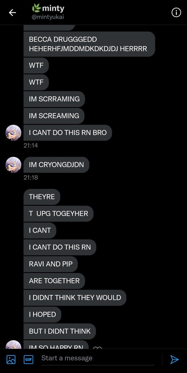 i love when people do this, tyvm