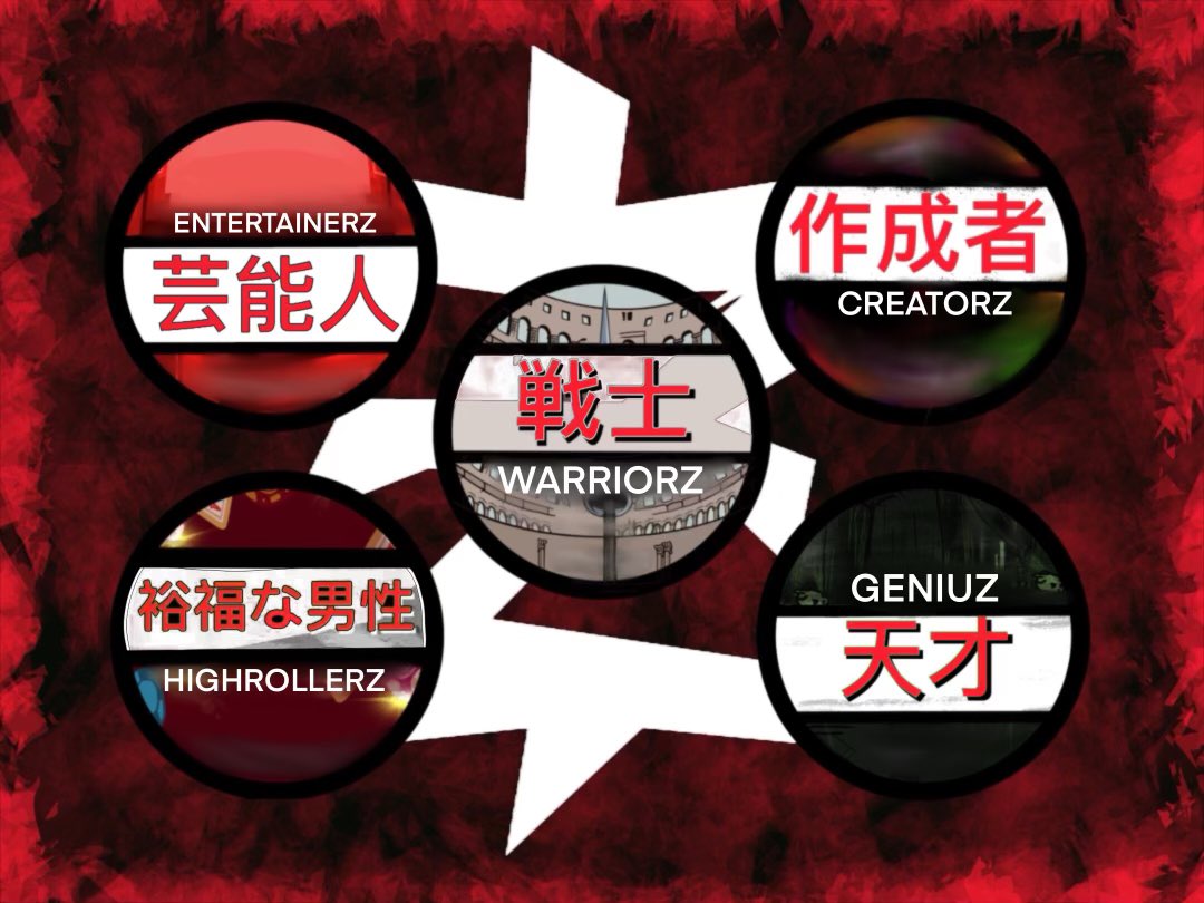 Planet Z created 5 SocietieZ with unique visual atmospheres and experiences. The original 5 sets of TwinZ were 2 wealthy powerful people, 2 most creative artist designers, 2 strongest warriors, 2 famous entertainers, 2 smartest minds in science and economics.

#NFT #NFTCommunity