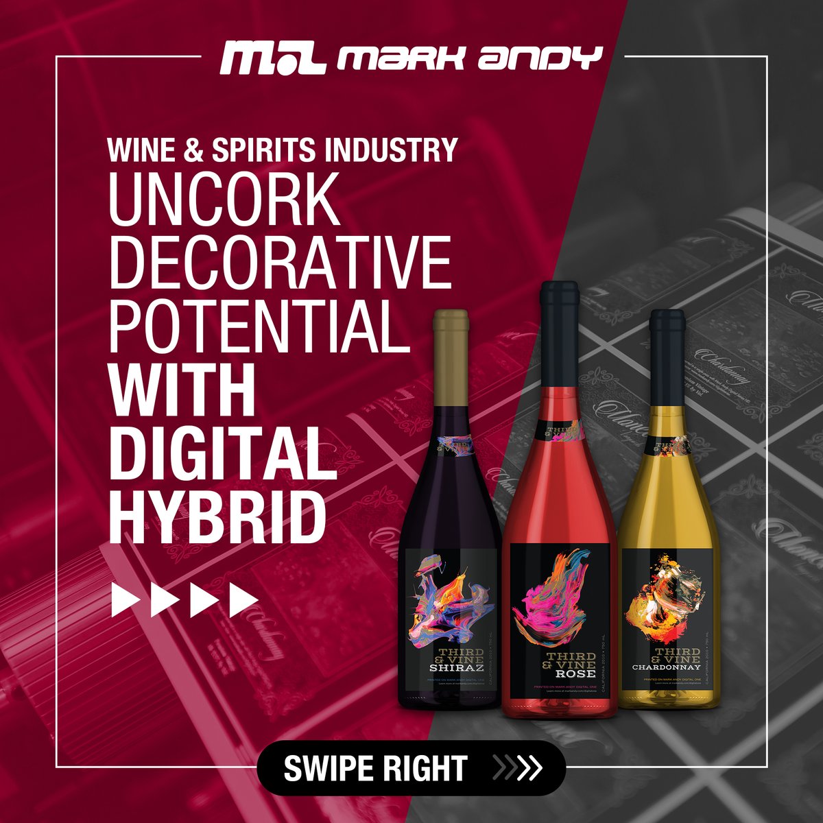 MarkAndyInc's tweet photo. The Wine and Spirits Industry is growing fast and isn’t expected to slow down. Millennials are accounting for a large percentage of consumers within the wine market. 💯

#MarkAndy #digitalpro #printingtechniques #pintingsupplies #printingpresses #varnishes #craftbeer #wine https://t.co/ZyZbintqIf