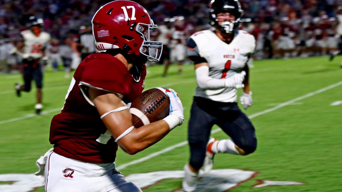 Top 5 Receiving Performances in Week 0

1. <a href="/EliTidwell3/">Eli Tidwell</a>: 7 rec, 179 yds, 3TD
2. Isaiah Warnick: 6 rec, 138 yds, 2 TD
3. <a href="/IzayahFletcher2/">Zay Fletcher</a>: 9 rec, 84 yds
4. Jayden Brown: 3rec, 74 yds
5. <a href="/rifletcher3/">Ri Fletcher</a>: 7 rec, 73 yds, 1 TD

mcpreps.site/football/stats…