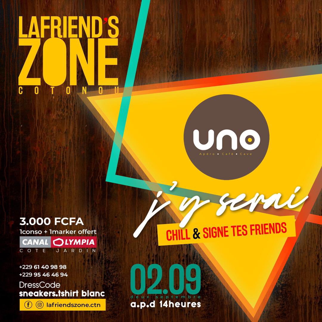 BusinessBenin's tweet photo. Best of best… Ils seront tous là, chill &amp; signe tes friends 🔥 

Commande ton PASS au : (+229) 61409898 / 95464694

Facebook / Instagram : @Lafriendszone.ctn

#LaFriendsZoneCtn #Cotonou https://t.co/sSy0F2F9eh