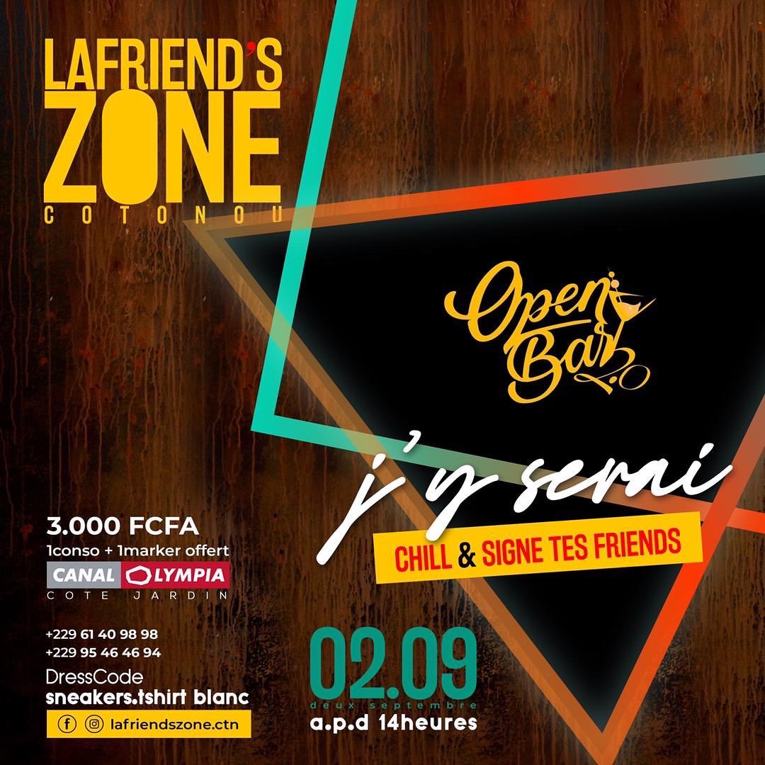 BusinessBenin's tweet photo. Best of best… Ils seront tous là, chill &amp; signe tes friends 🔥 

Commande ton PASS au : (+229) 61409898 / 95464694

Facebook / Instagram : @Lafriendszone.ctn

#LaFriendsZoneCtn #Cotonou https://t.co/sSy0F2F9eh