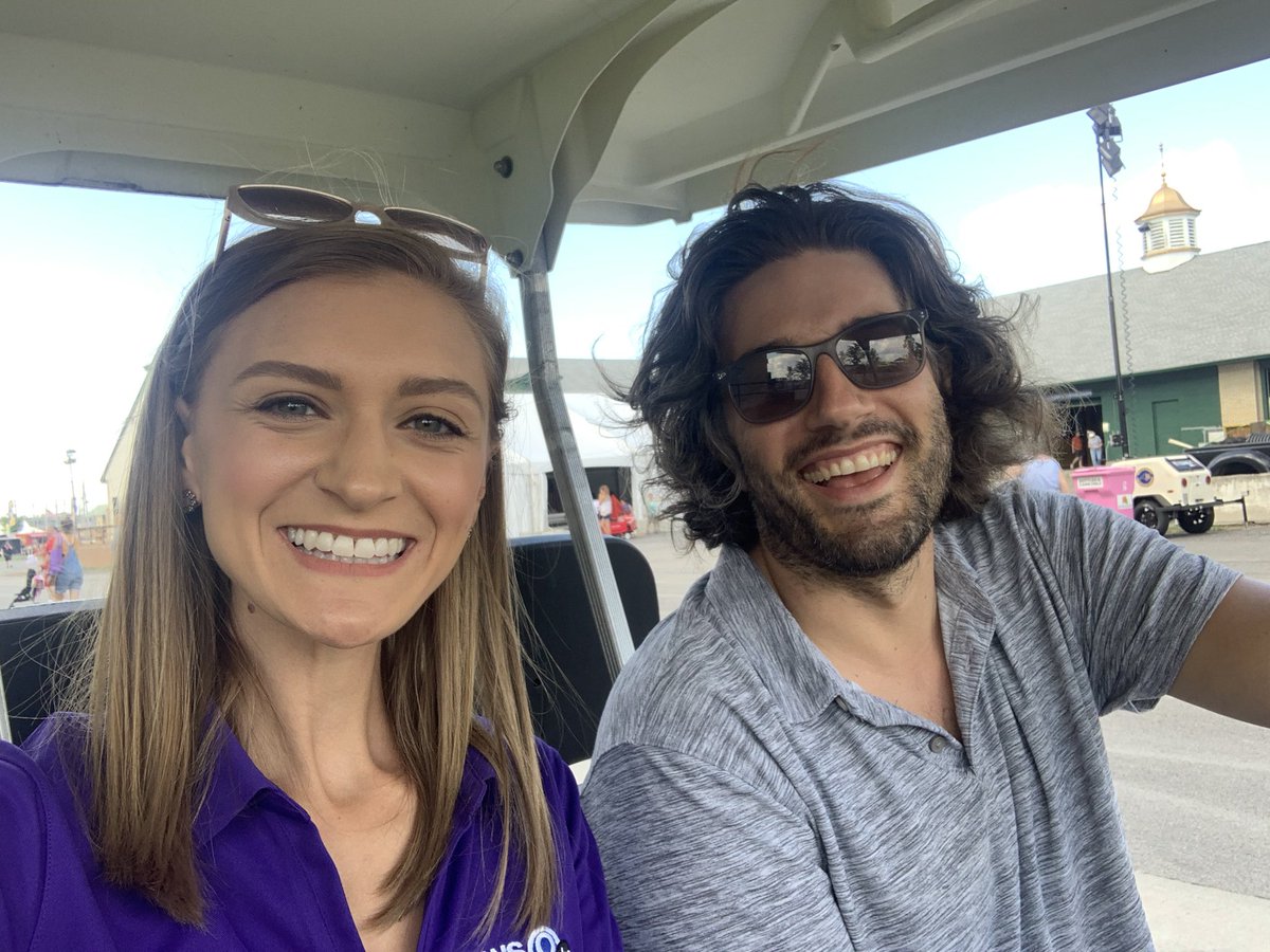 MadisonMooreTV's tweet photo. We have finally arrived at Opening Day of the @NYSFair and it’s so good to be back! Make sure you come say hi at @NewsChannel9’s new location at the Expo Center! 🎡 https://t.co/z2Sls9iIXB