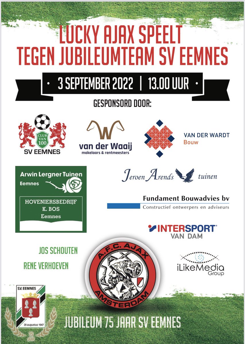 #75jaarsveemnes #supporterswelkom
#toegangisgratis