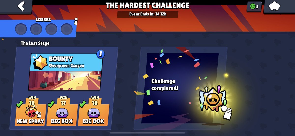senorchrist's tweet photo. @Dani_Supercell got 18 wins but my profile doesn’t update with most challenge wins. Is that a bug or purposeful? https://t.co/PEPEPK1gRN