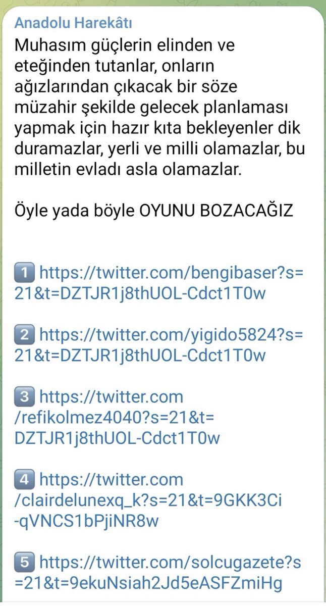 ‼️Anadolu Harekatı beni liste başı yapmış! Spamlıyor ve saldırıyorlar!.
Destekleriniz önemli benim için🙏🏻