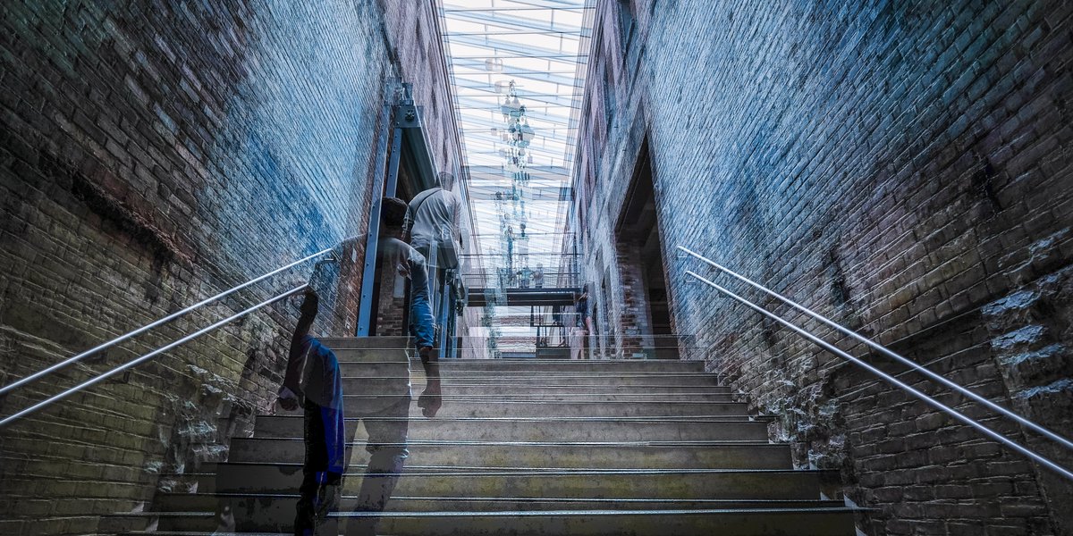 CrouchingCamera's tweet image. Experiments @MASS_MoCA #DoubleExposures