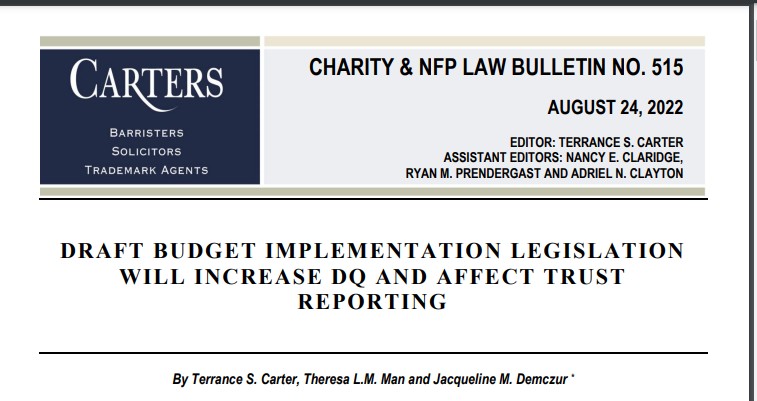 Charity Law Update tweet media