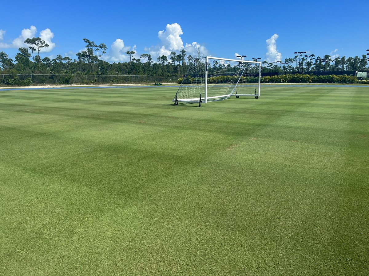 Not just the golf course to look after . Team has the pitch wembley ready 👏