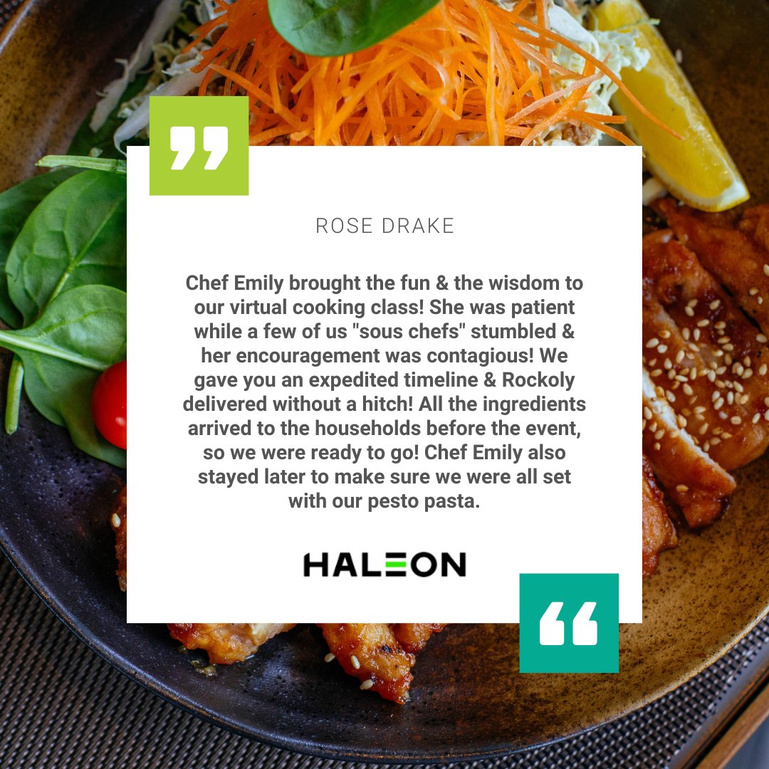 rockoly_us's tweet photo. So glad and delighted for this wonderful experience you got from Rockoly!
#rockoly #teambuilding #cookingevent https://t.co/ZtliiEvx8K