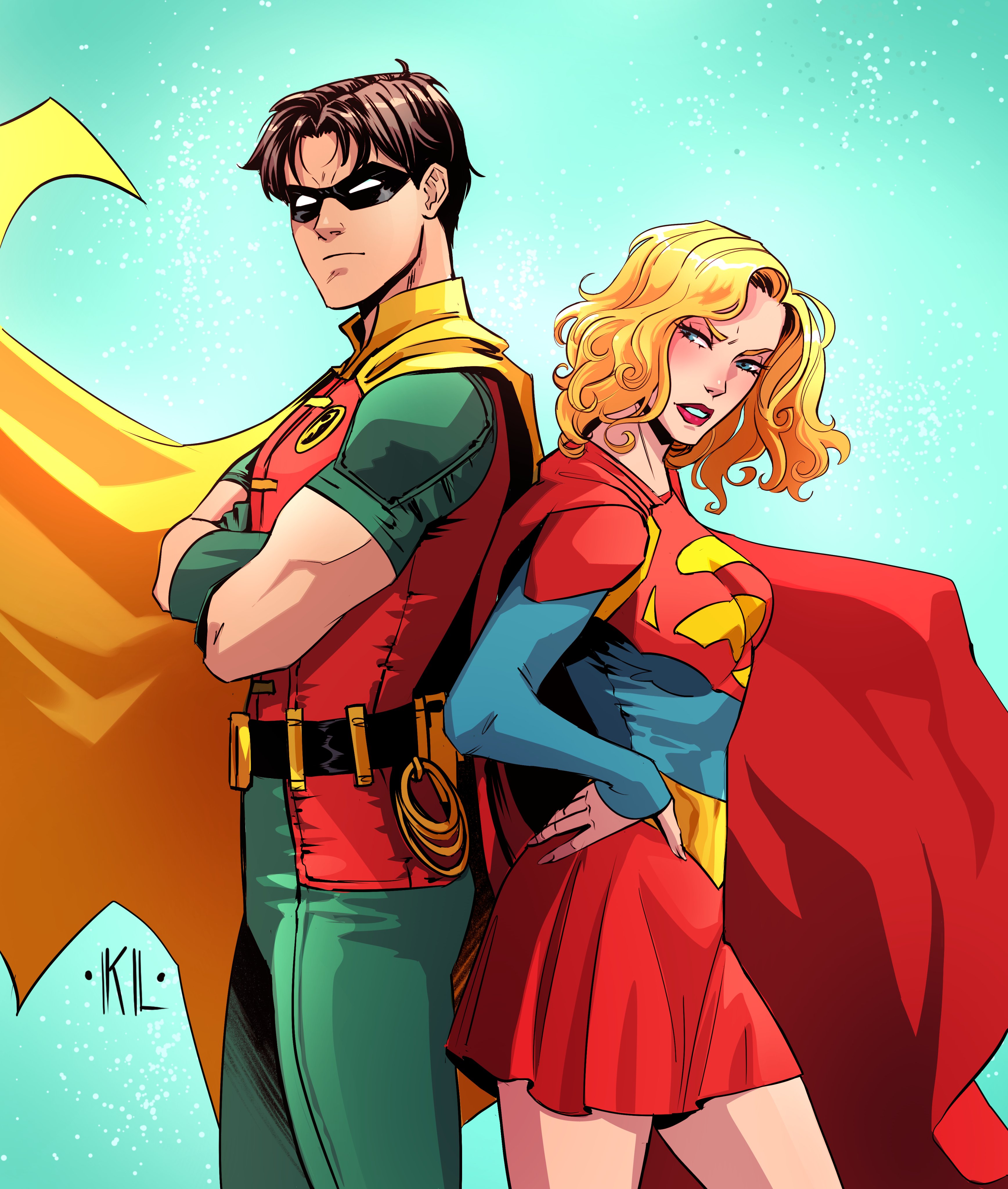Kath Lobo on Twitter: "I liked so much the Robin X Super Girl chemistry on  World\