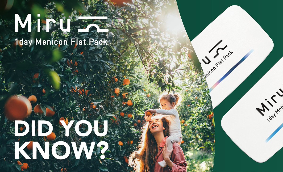 MeniconUK's tweet image. Did you know? 🤨

#MeniconMiru #SmartTouch #eyehealth #lenses #contacts #clearvision #premiumlenses #innovation #sustainability #travel #SeeLifeInDetail #education