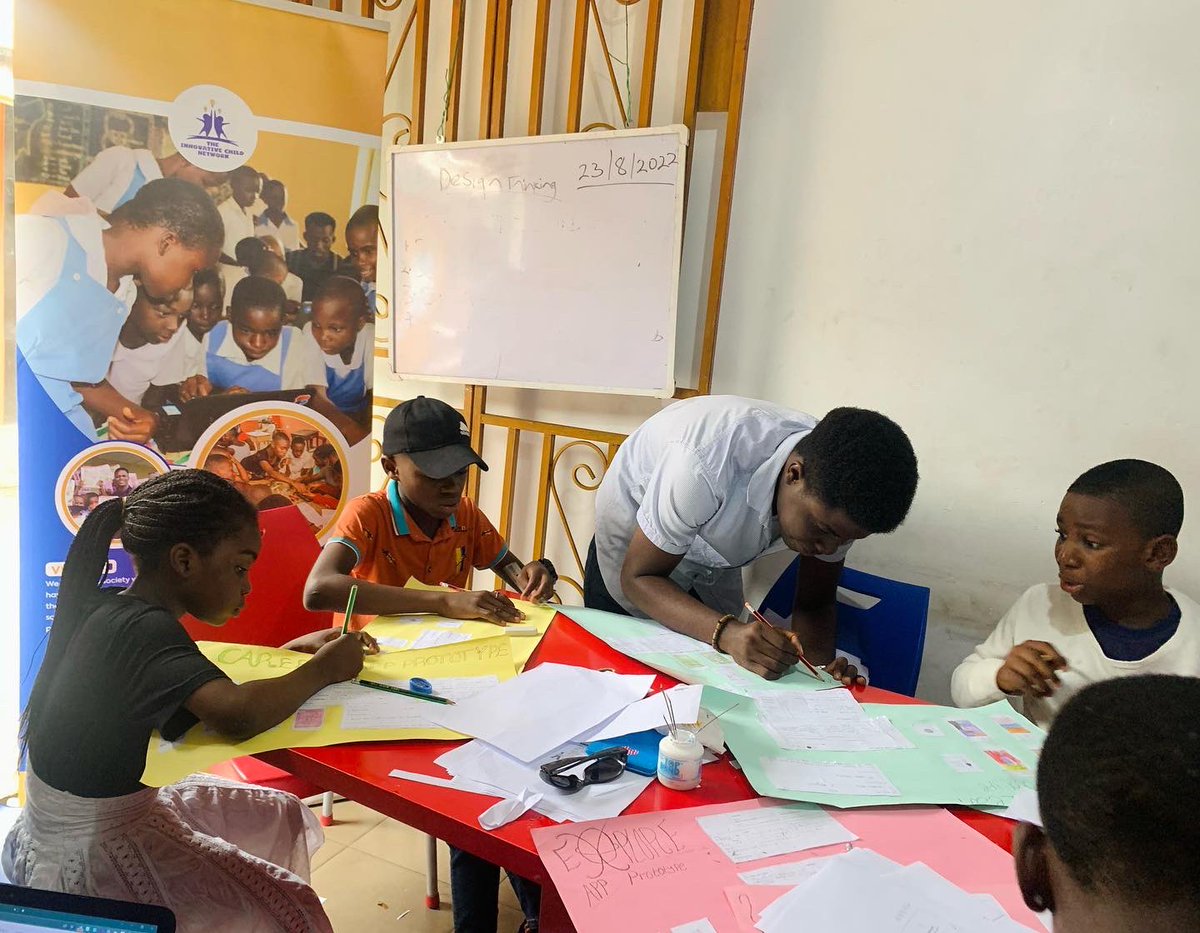 weareticnetwork's tweet photo. These are picture views from our just concluded Design Thinking workshop and we have a couple of amazing ideas and creative designs from the students. Thanks to Miss Blessing for being an exceptional facilitator. 

#summer2022 #DigitalSkillsBootcamp #ticnetwork https://t.co/WRpuMMpbIy