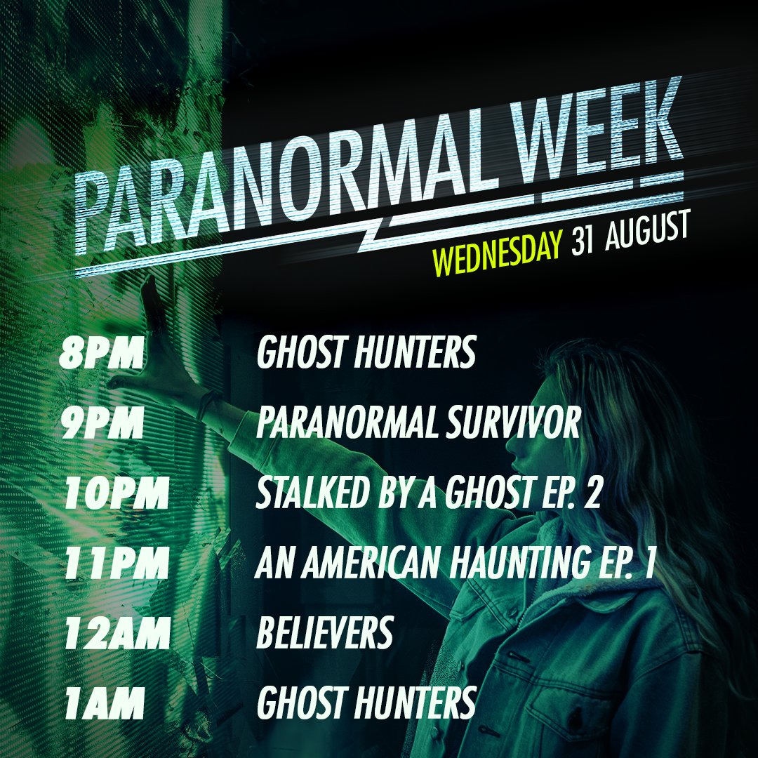 BLAZETVUK's tweet photo. All set for a spooky evening... #ParanormalWeek👻 https://t.co/RXHlGTSGZB