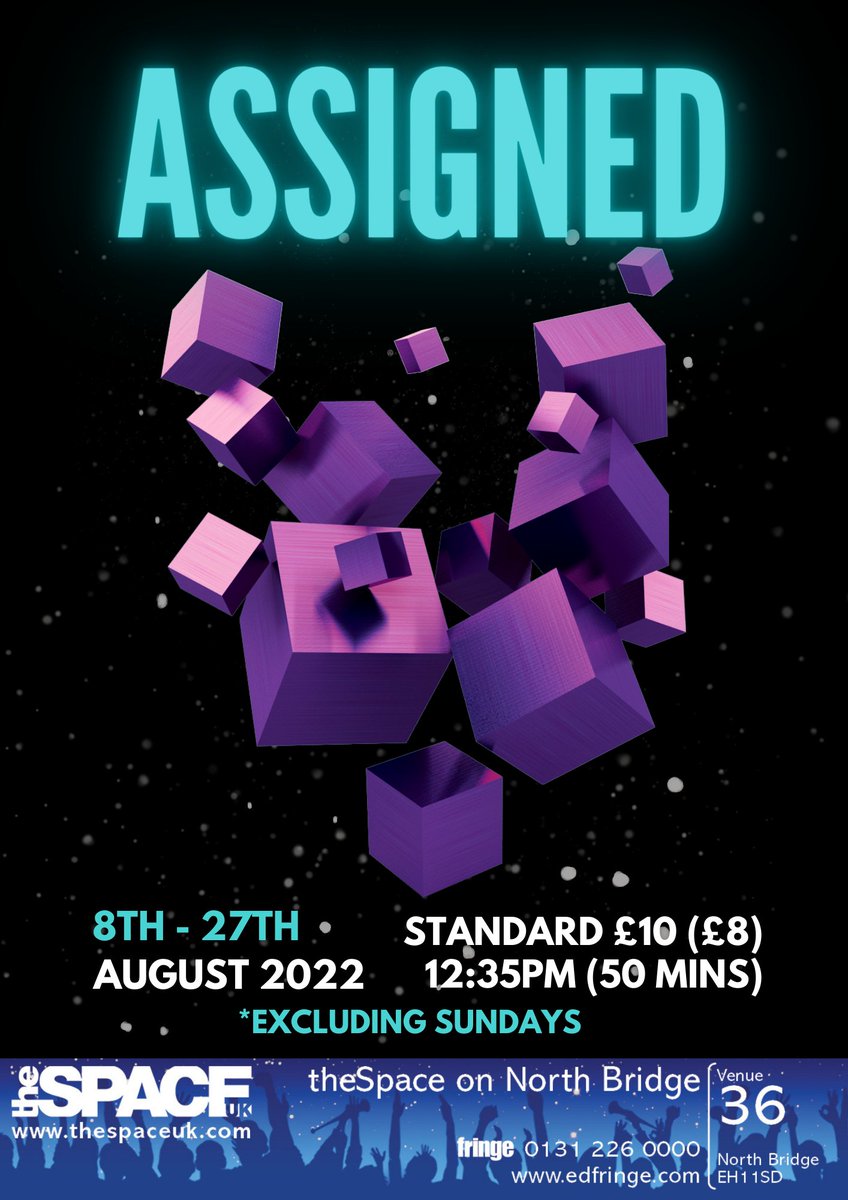 inner_triangle's tweet photo. @LindaBxx Pop along and see Bradford based artists Inner Triangle in ASSIGNED! We hope you can make it 🤩
There's also 4 other shows on throughout the day produced by @Bloomin_Buds 💞 Catch us all at TheSpace on North Bridge until Saturday 🎟️ https://t.co/RVaMTzKhWM