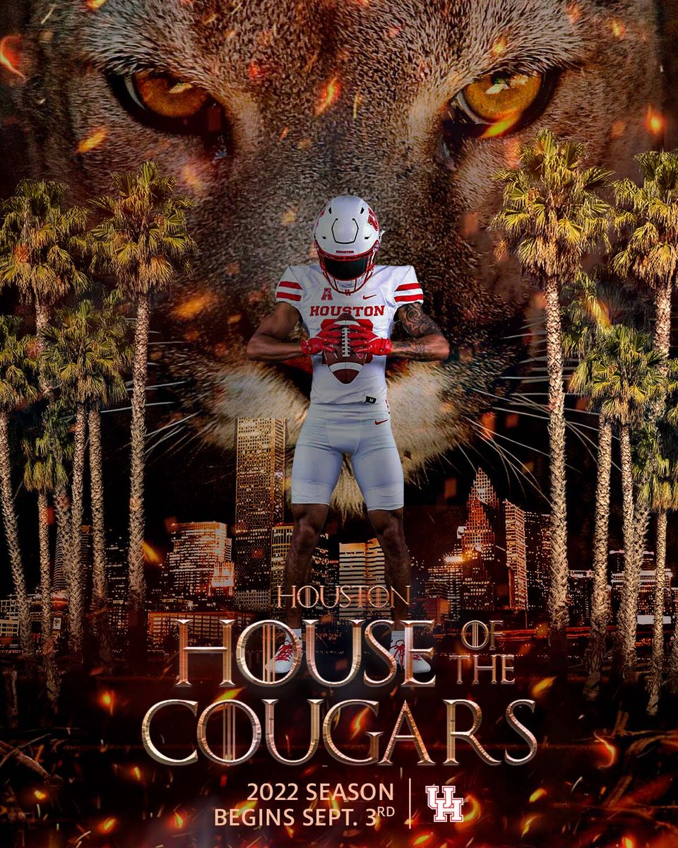 Football is coming.

9.3.22

#GoCoogs | <a href="/UHCougarFB/">Houston Football</a>