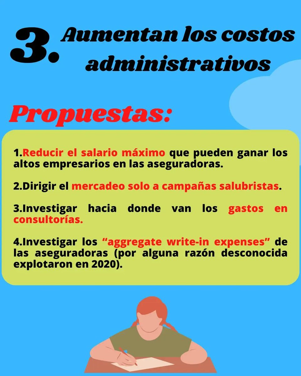 Sergio_RiveraR's tweet photo. ¿Cómo las aseguradoras causan el deterioro de la salud?

Razón #3: Aumentan los costos administrativos y la burocracia

Aparte de las grandes ganancias, las aseguradoras también se quedan con mucho dinero en los salarios millonarios, mercadeo y consultorías innecesarias. https://t.co/9Vtx51bRz8