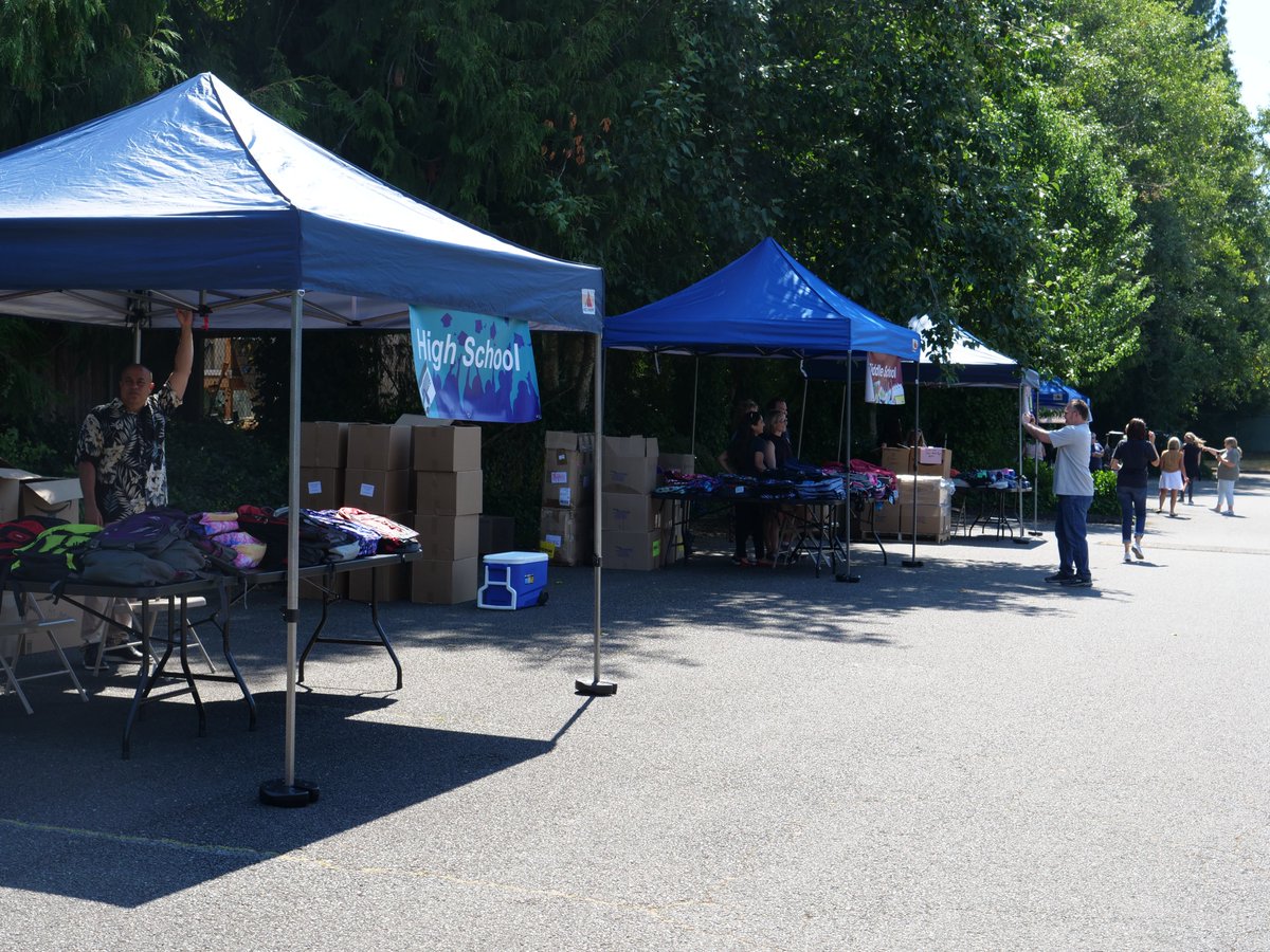 SumnerSchools's tweet photo. If you stopped by to help out at our back-to-school resource fair yesterday at Liberty Ridge Elementary, thank you! We served 151 families and distributed 419 backpacks full of school supplies! #bettertogether https://t.co/5tTw27FaB3
