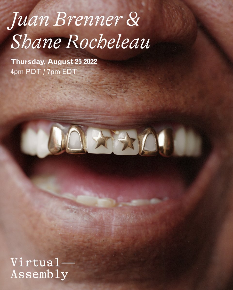 VrtlAssembly's tweet image. This Thursday: Juan Brenner and Shane Rocheleau in conversation around Brenner's forthcoming book. Register here: us02web.zoom.us/meeting/regist…
