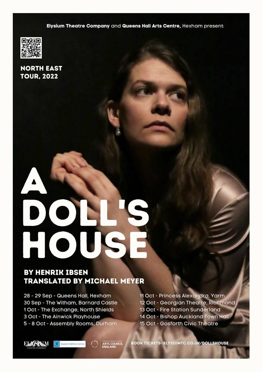 ElysiumTc's tweet photo. @HannahEllisRyan & @SolomonActor were brilliant opposite one another in #HelloAndGoodbye last year. Catch them as Nora & Torvald in #ADollsHouse this Sept/Oct https://t.co/fasad23Jcr @NETheatreGuide @Nowthumberland @CoDurhamHour @PMCallaghan @CultureNland #ibsen https://t.co/o99gDKCTXU