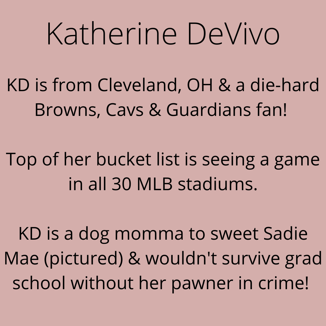 SbmStudents's tweet photo. Meet @kaydee_devivo! KD is a 2022/23 SBM Student SIG Social Media Co-Director. Along with Trupti, KD is responsible for managing the Student SIG social media accounts. She looks forward to connecting with y'all and learning from YOU! #SBMstudents https://t.co/v81rfaOD8E