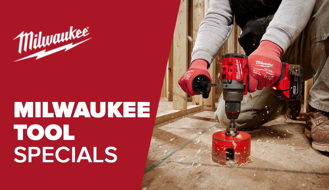 *NEW* Milwaukee specials! Valid now through October 31st. 
Shop Now: ow.ly/eoZ550KqFTp