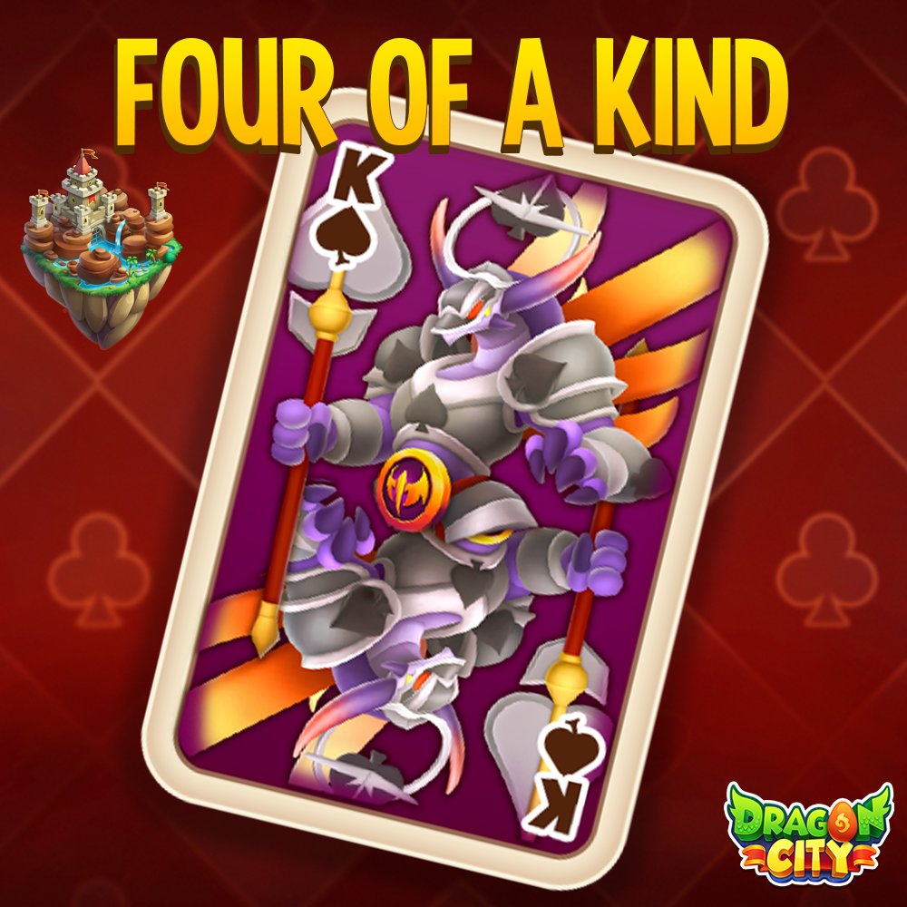 DragonCity on Twitter "The Four of a Kind dragons have arrived in 