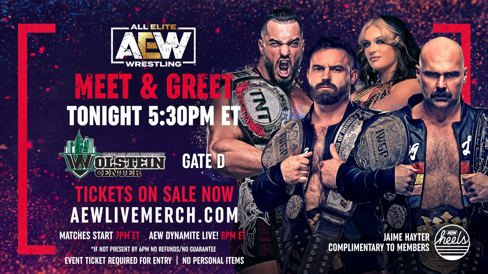 on Twitter "Cleveland, Ohio!!! AEW preshow meet & greet