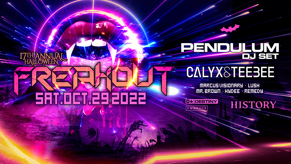Freakout is Back! 💀 It's that time of year again! 💀 Special PreSale code inside for mailing list subscribers - mailchi.mp/f790e6e2f336/f… #toronto #halloween #destinyevents #torontodnb #torontoevents