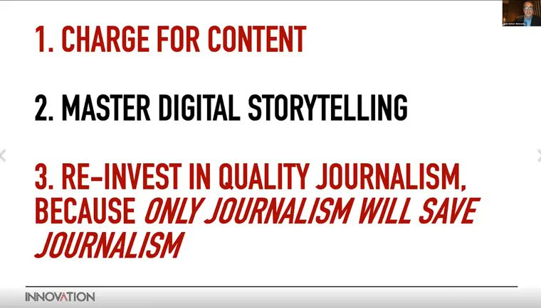 Once upon a time - “We see these Web sites waning... and this new emergence of storytelling in a browser-free world,” he [Juan Señor, pres of Innovation Media consulting] said. “A lot of this storytelling is something you must be experimenting with now...” buff.ly/3AfeYt2