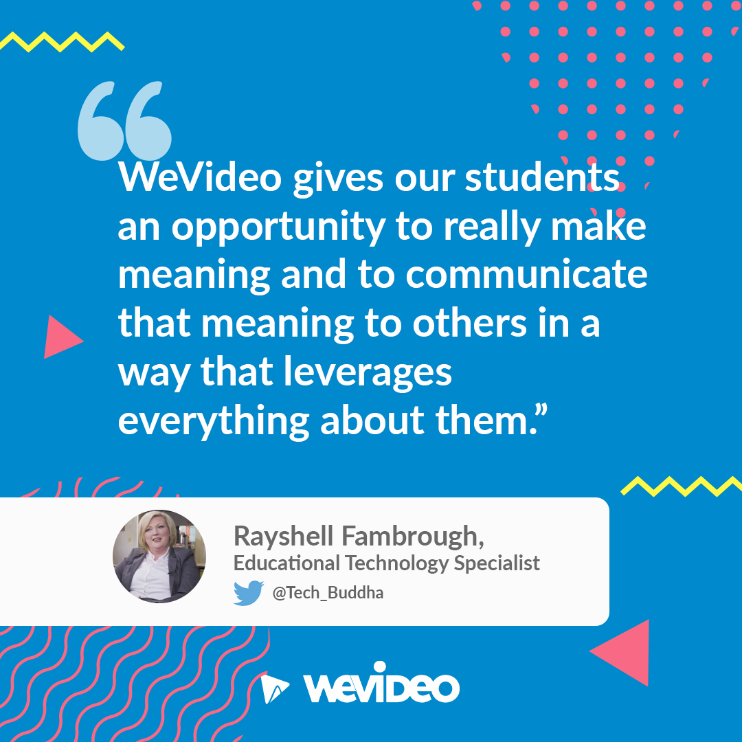 WeVideo's tweet photo. The 2022 school year has officially arrived! Let your students' creativity SOAR while giving them the tools communicate it! #allgrades #allsubjects #education #videoediting #schoolyear #students https://t.co/JPz1JeYhcM