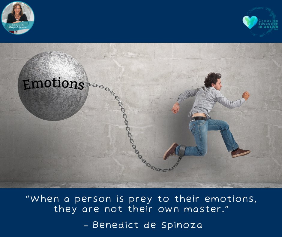 “When a man is prey to his emotions, he is not his own master.” – Benedict de Spinoza