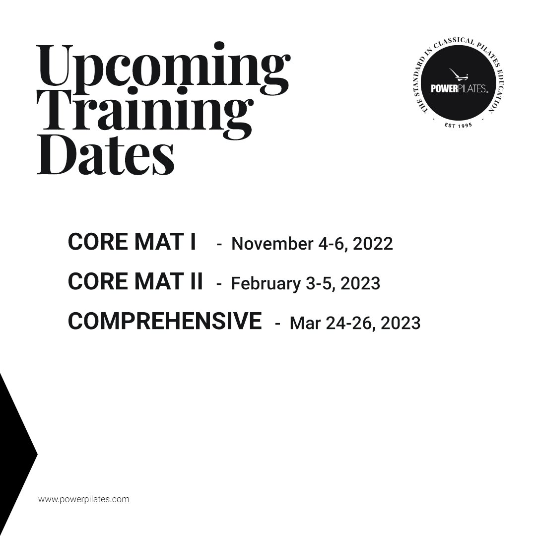 powerpilates's tweet photo. Hello, Toronto! Calling all future Pilates instructors in the Ontario. Teacher training courses begin this fall. Register now for early bird reduced tuition. Swipe for more dates and information.

#powerpilates #pilatescertification #pilatestraining #torontopilates https://t.co/lY8vxs3bmJ