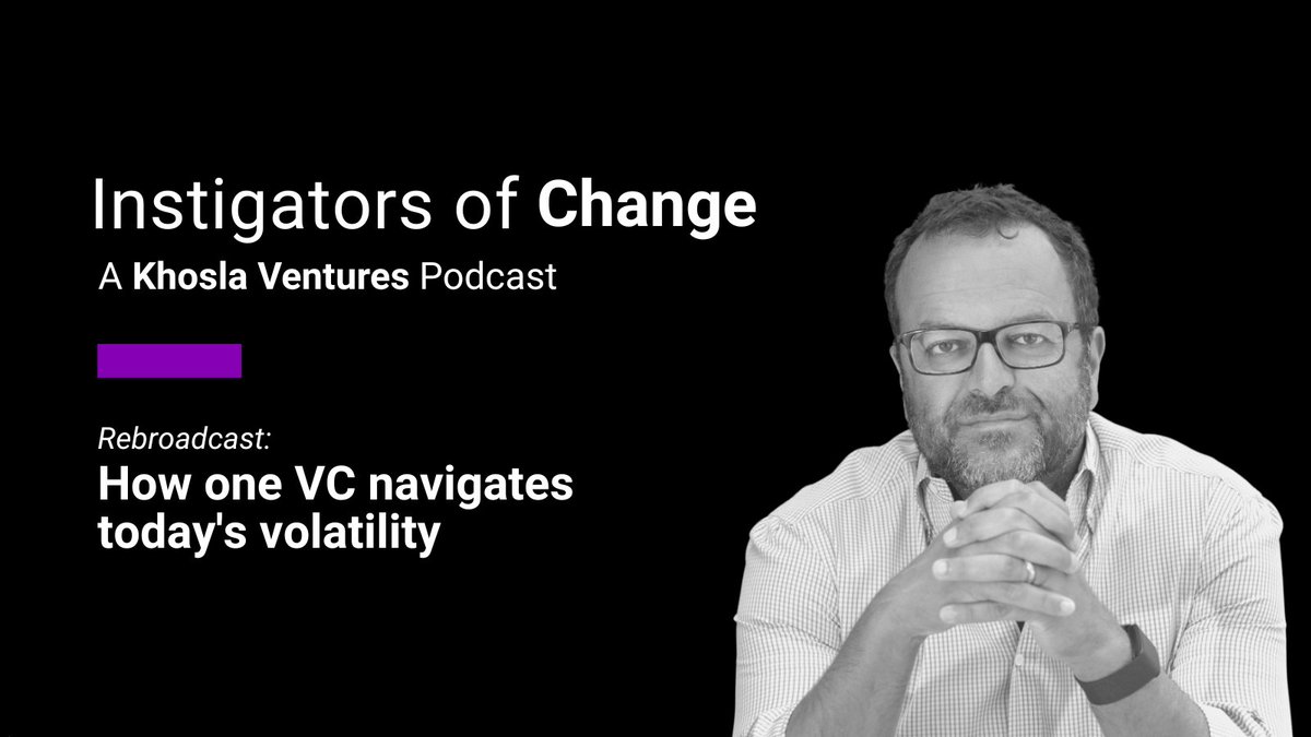 khoslaventures's tweet photo. ICYMI - KV partner @SamirKaul1 tells us how today’s volatility compares to past downturns and what companies should do about it in this episode of #InstigatorsofChange with host @karaemiller
https://t.co/ICTBUF2pPQ https://t.co/AQursfX2PI