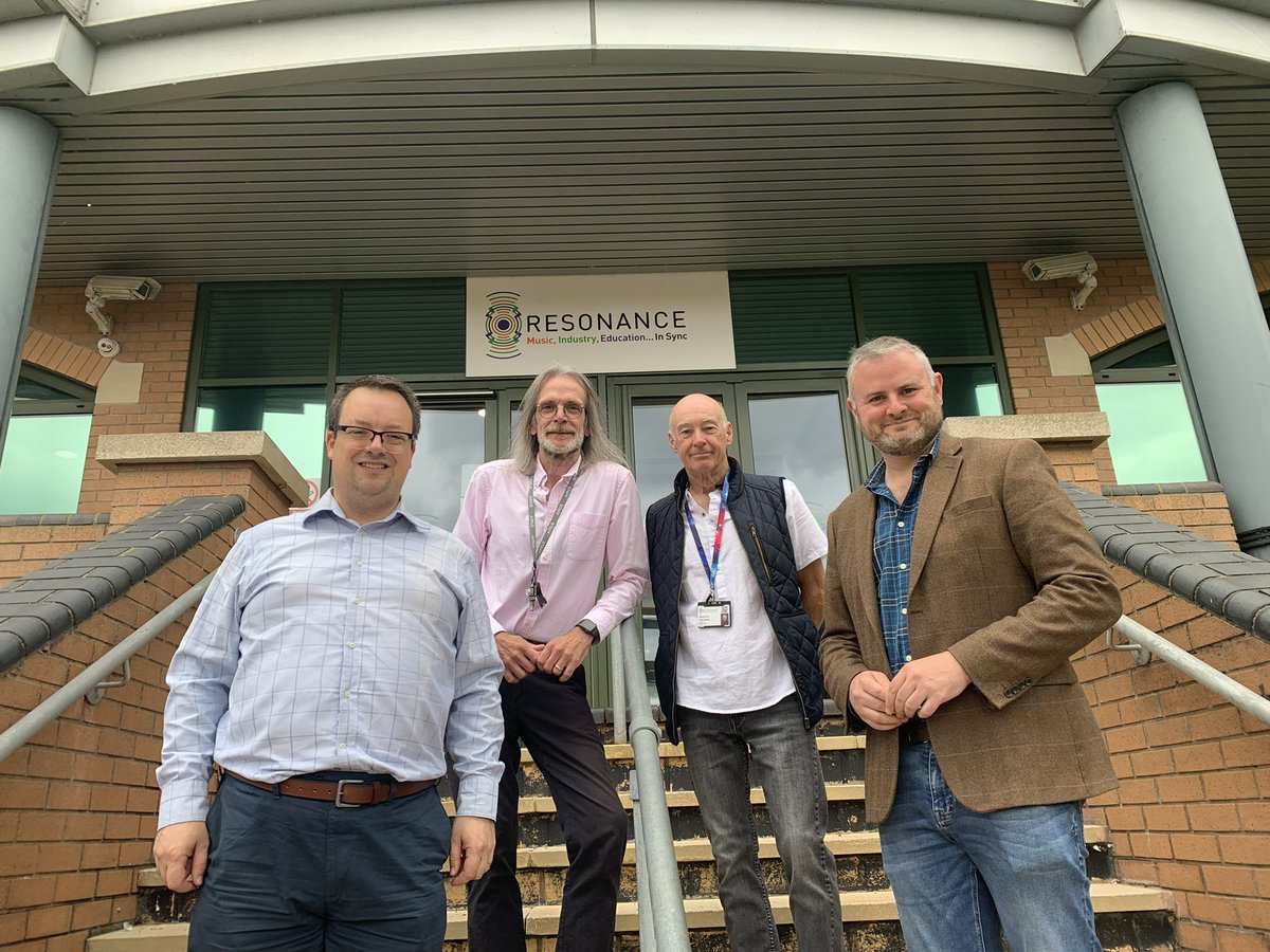 It was a pleasure to show <a href="/Andrew4Pendle/">Rt Hon Andrew Stephenson CBE</a> <a href="/mikejwood/">Mike Wood</a> and Councillor Adam Davies around Resonance yesterday 🎵

During the visit, Resonance was described as a “fantastic organisation - a hidden gem in this area which should attract students from the length and breadth of the UK”.