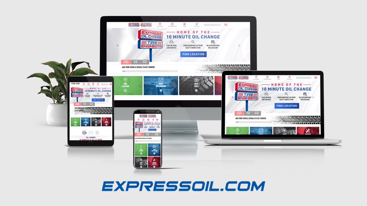 Did you see?! We recently redesigned expressoil.com!!📱🖥 We've provided a fresh, new design, with a focus on providing a better user experience for you!😊