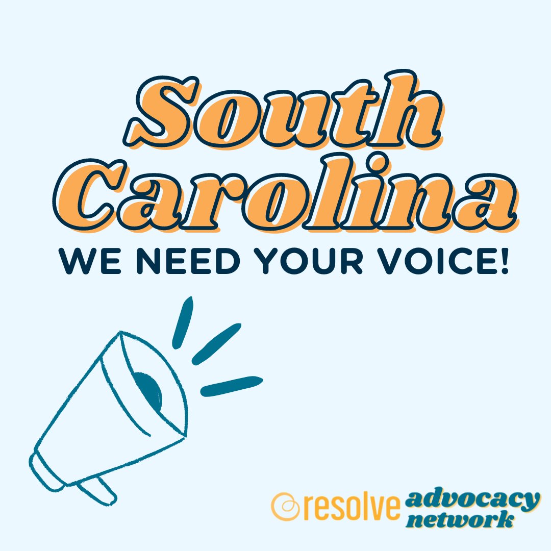 resolveorg's tweet photo. 📣 Help keep #Access2IVF legal in SC! In the coming days, the SC House of Representatives will vote on a bill to regulate #accesstoabortion. We cannot be complacent. We must help keep IVF legal and available in the state by raising our voice.
Act now! https://t.co/EcE5vyMsjW https://t.co/2urU3npBQn