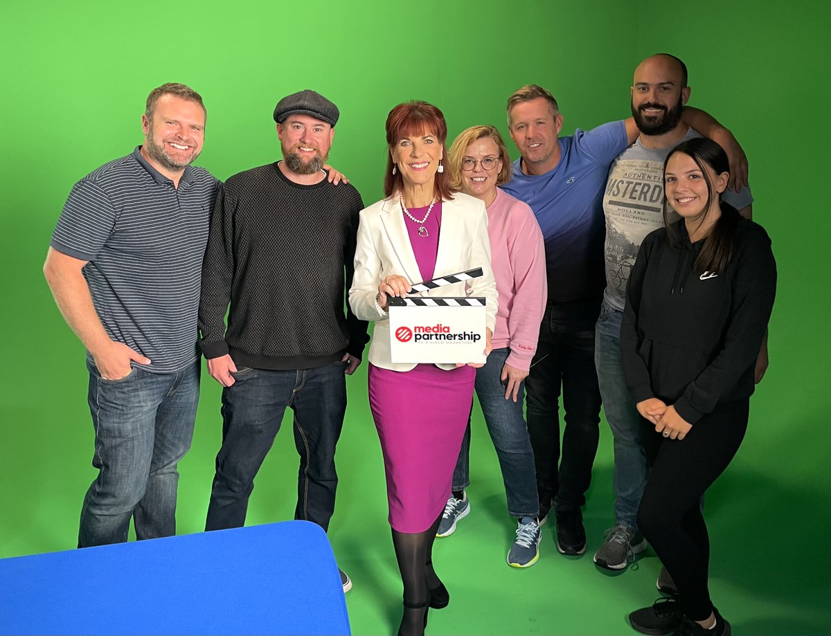 MarkyMedia's tweet photo. It’s been a pleasure to work with North East TV Royle-ty today. See what we did there 😉

Thank you @PamRoyleTV for being a true professional!

Special thanks to @PrideCentre for the fantastic studio facilities.

#bts #tvadvertising #onset #marketing #tv https://t.co/czCJLm8P8N