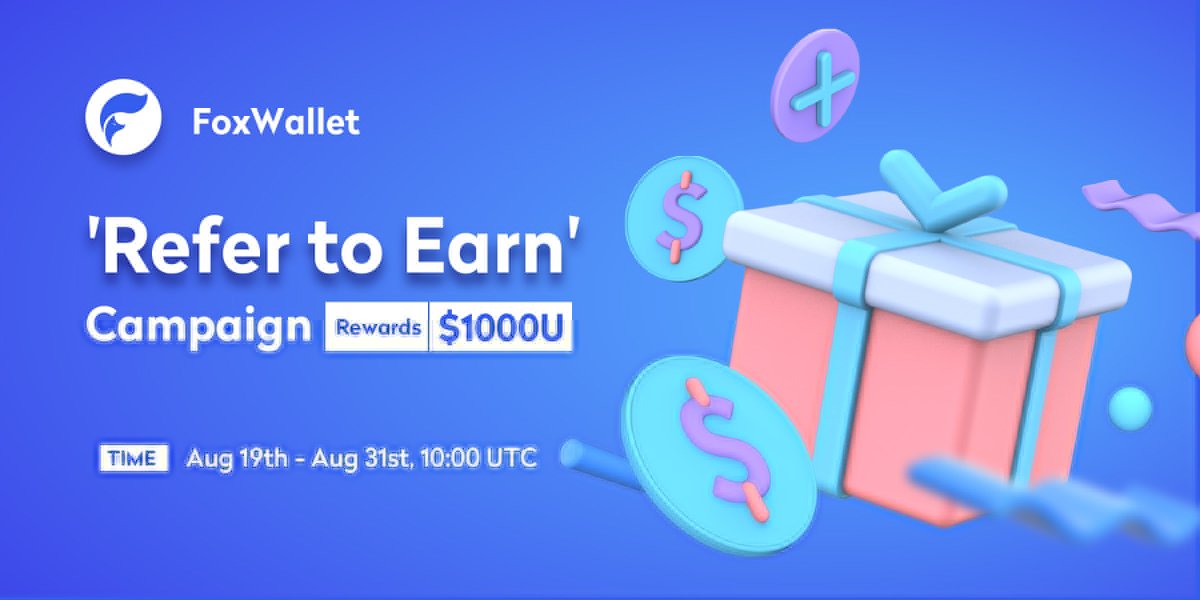airdropinspect's tweet photo. New airdrop: FoxWallet (USDT)
Total Reward: $1,000 USDT
Rate:⭐️⭐️⭐️⭐️
Winners: Top 50 Referrers
Distribution: within 7 days after airdrop ends

Airdrop Link: https://t.co/z0BykBLSPz

#Airdrop #Airdrops #Airdropinspector #FoxWallet #USDT #Crypto #Bitcoin https://t.co/gYhbWtyhU9