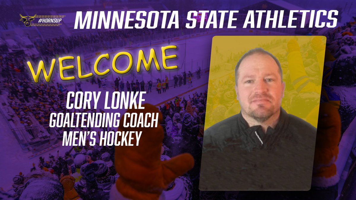 Lonke Named Minnesota State Men's Hockey Goaltending Coach.
Details: msumavericks.com/news/2022/8/10…