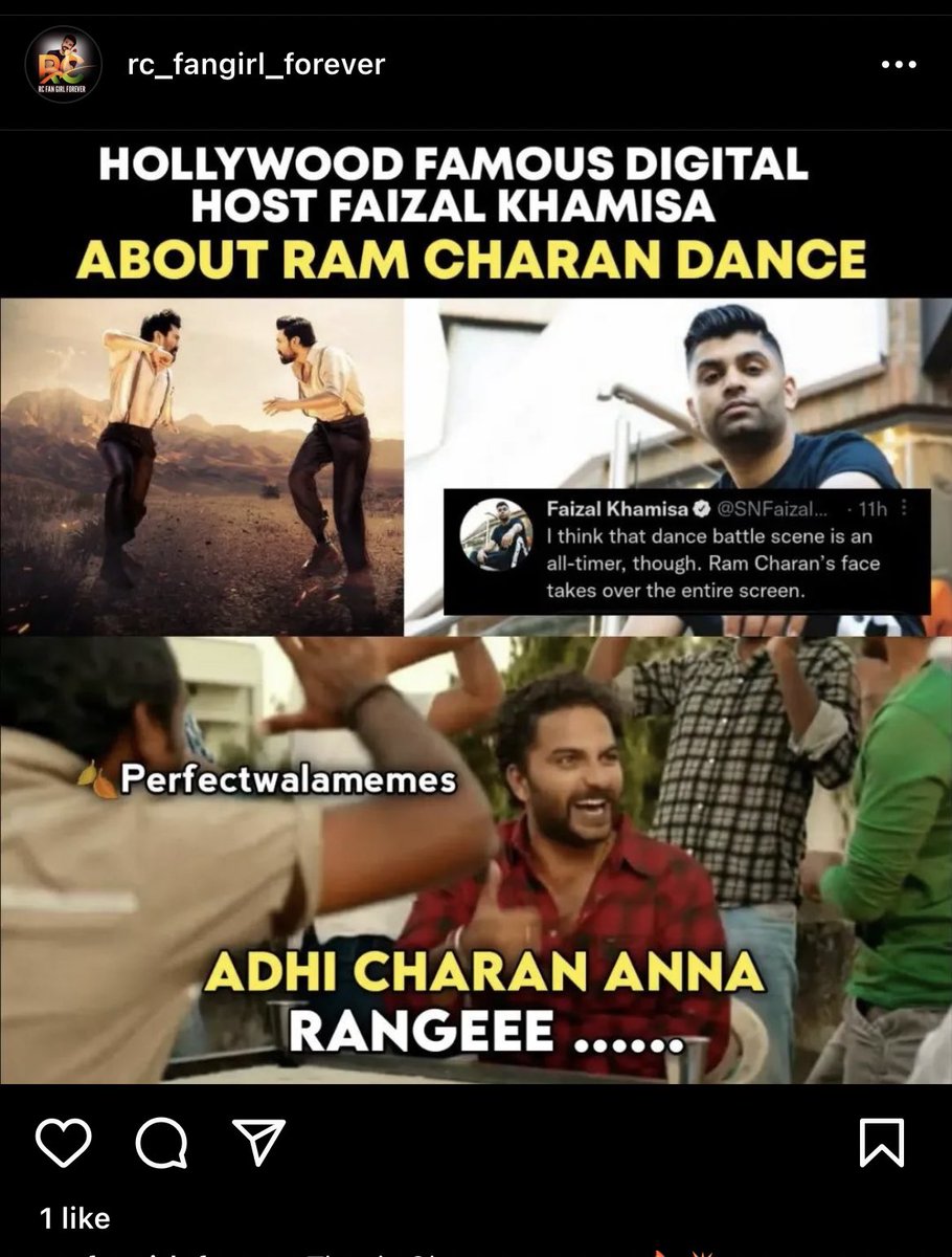 FaizalKhamisa's tweet photo. Tweets about RRR and Ram Charan once… https://t.co/z9dwFG46Od