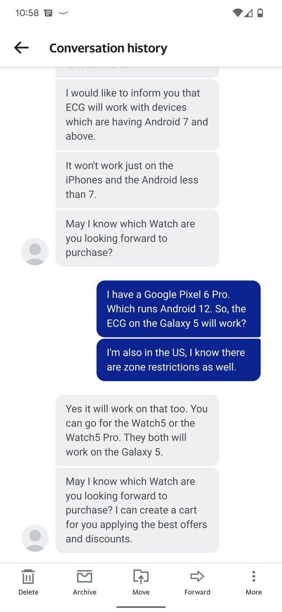 olunderizu's tweet photo. Whelp. The @SamsungSupport representative lied to me. All I wanted was an ECG monitor. Now I have $329.99 paperweight. 😠 https://t.co/TpjzZp6bPE